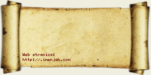 Natalija Paralatić vizit kartica